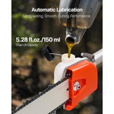 Gas Pole Saw 25cc 2 Stroke Extendable Cordless Tree Trimmer 12in Cutting Bar